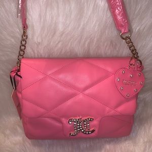 NEW!!! JUICY COUTURE PINK LEMONADE SHOULDER BAG